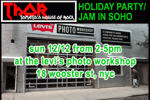 PAST SHOW – THOR Holiday Party Jam in SoHo