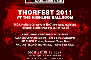 PAST SHOW: THORFEST 2011 at the Highline Ballroom
